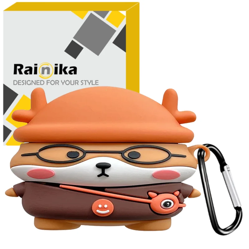 کاور رینیکا مدل Buds Cute Deer مناسب برای کیس هدفون بی سیم سامسونگ Galaxy Buds Live / Buds Pro / buds 2 / buds 2 pro / Fe