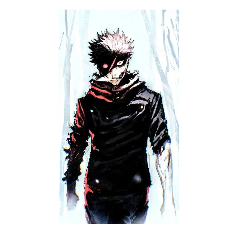 استیکر لپ تاپ و موبایل مدل انیمه طرح جوجوتسو کایسن ایتادوری یوجی jujutsu kaisen yuji itadori کد 651