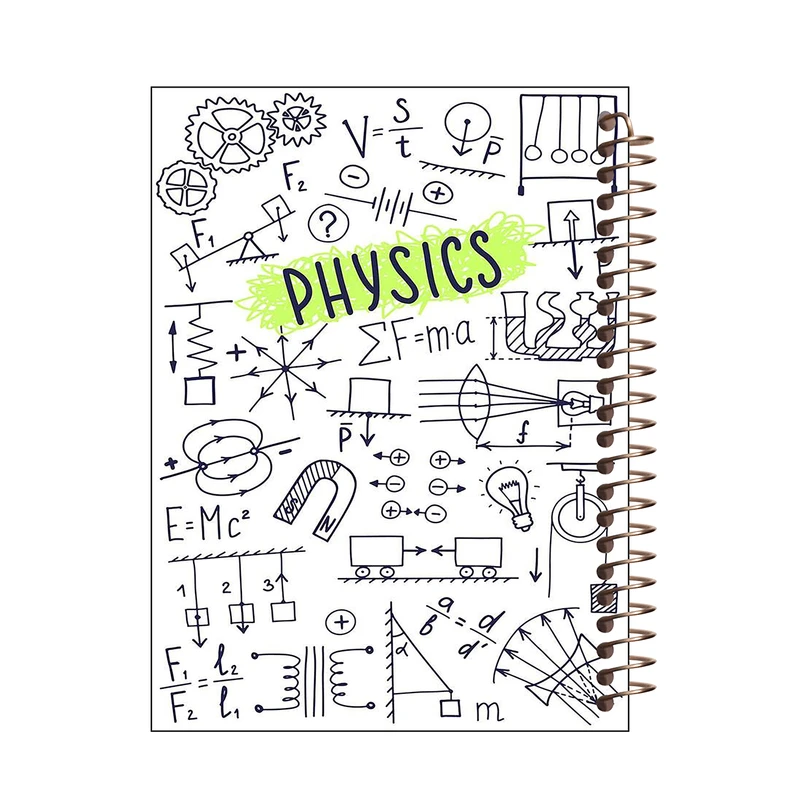 دفتر مشق 80 برگ طرح فیزیک کد J456