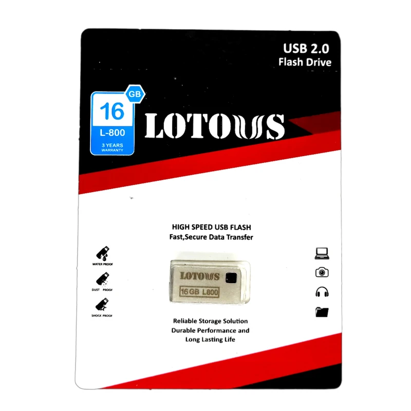 فلش مموری لوتوس مدل L-800 ظرفیت 16گیگابایت