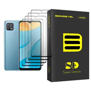 Somastel SD Glass MIX004 Screen Protector For Oppo A15 Pack Of 4