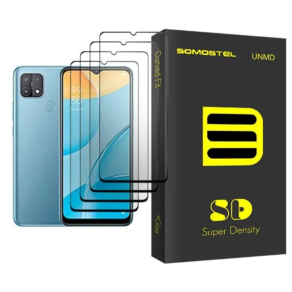 محافظ صفحه نمایش سوماستل مدل SD Glass MIX004 مناسب برای گوشی موبایل اوپو A15 بسته چهار عددی