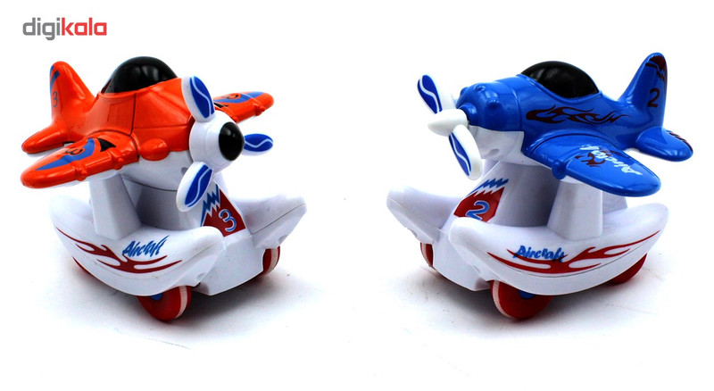 هواپیما تی ان تی مینیور مدل Mini Metal Airpalnes B - بسته دو عددی