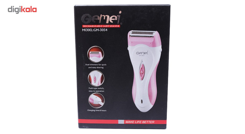 ماشین اصلاح بدن جی می مدل GM-3054 به همراه ادکلن دیوایز ماشین اصلاح بدن جی می مدل GM-3054 به همراه ادکلن دیوایز