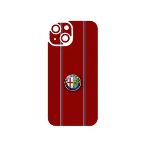 MAHOOT Alfa Romeo Cover Sticker for Apple iPhone 15