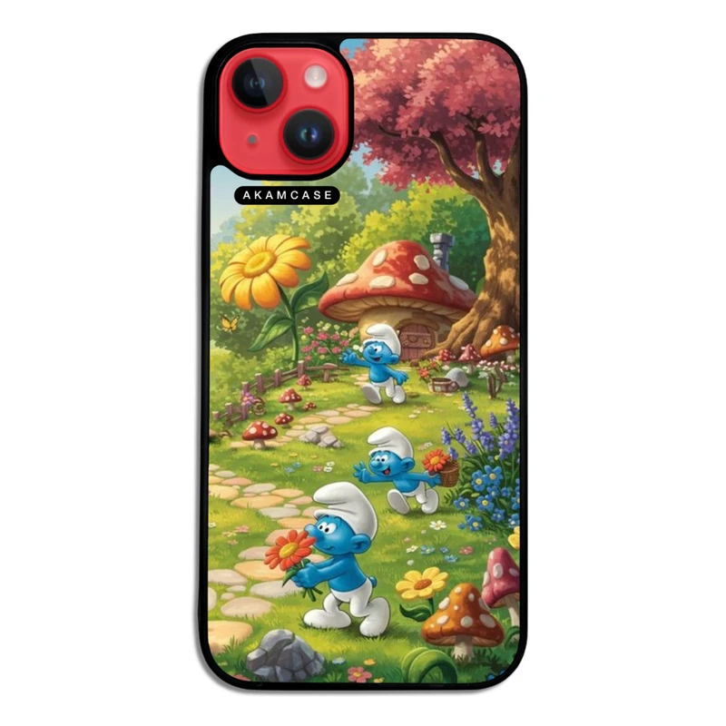 کاور آکام مدل AMC-WA14PLUS-SMURFS-8 مناسب برای گوشی موبایل اپل iPhone 14 Plus