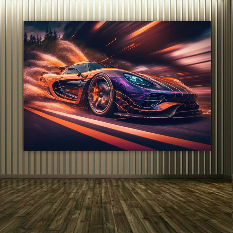 پوستر پارچه ای طرح نمای شهرهای جهان کد PP2711