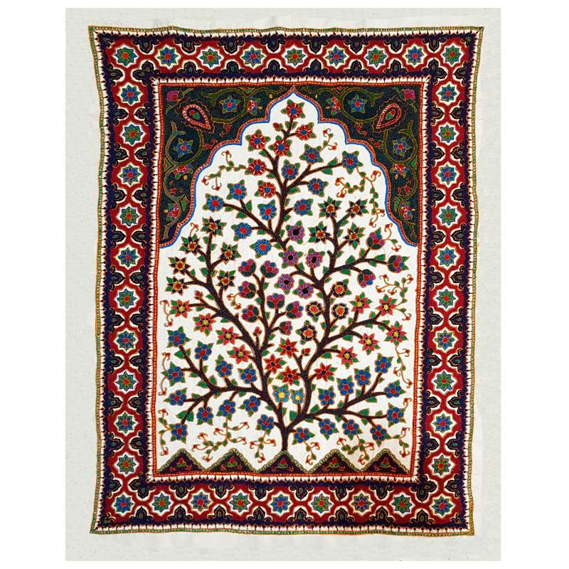 رومیزی سوزن دوزی مدل پته کد 8