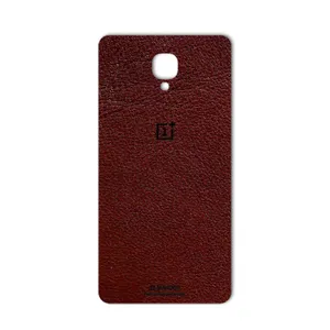 MAHOOT Natural Leather Cover Sticker for OnePlus 3