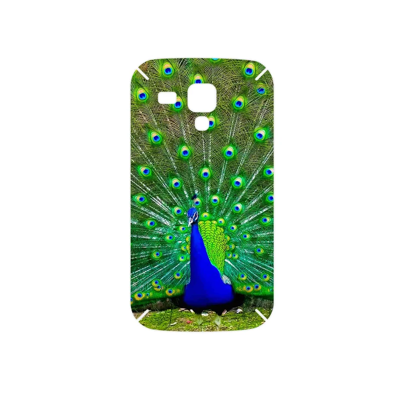 برچسب پوششی ماهوت مدل Peacock مناسب برای گوشی موبایل سامسونگ Galaxy S Duos GT S7562