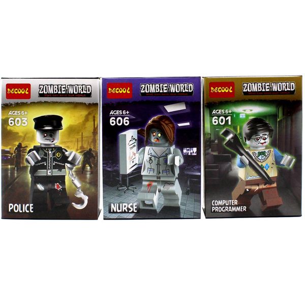 ساختنی دکول مدل Zombie World B مجموعه 3 عددی ساختنی دکول مدل Zombie World B مجموعه 3 عددی