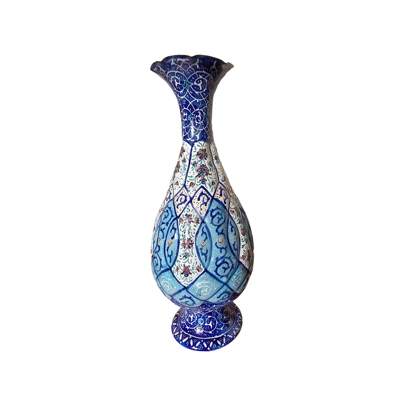 گلدان میناکاری مدل گل کد G 3