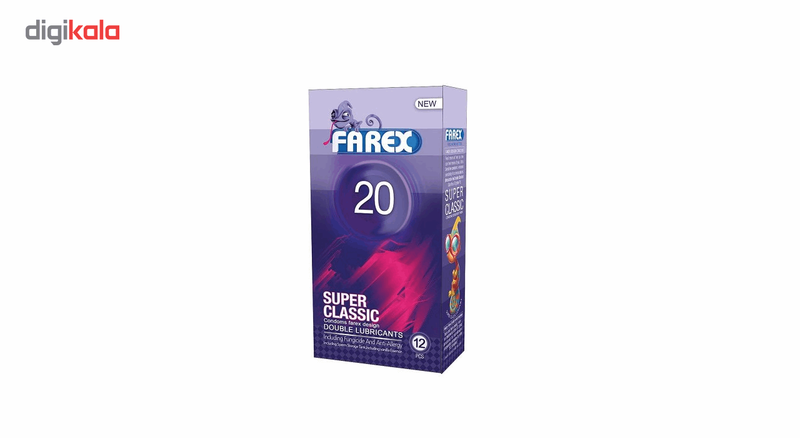 کاندوم فارکس مدل Super Classic 20 بسته 12 عددی