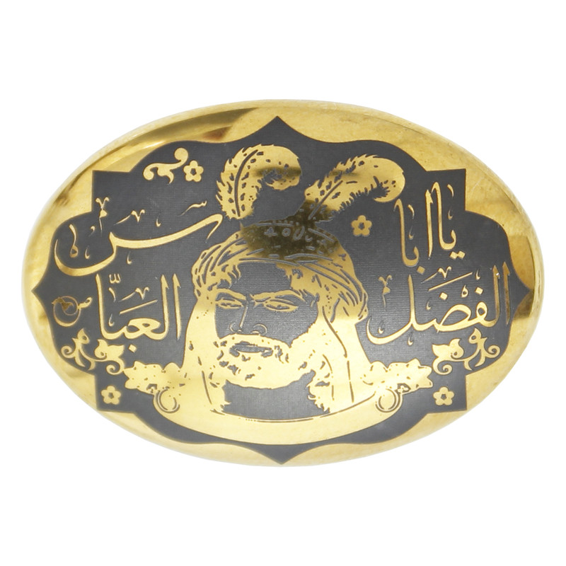 سنگ حدید طرح یا اباالفضل العباس کد 6827
