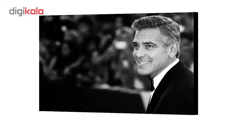 تابلو شاسی چوبی نوین نقش طرح جرج کلونی 01