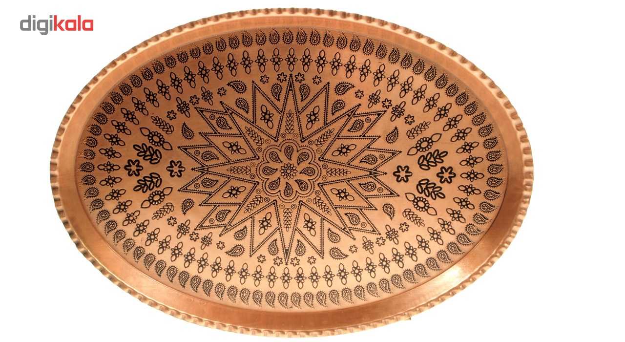 Zanjan Copper tray, 32cm diameter, code 1903