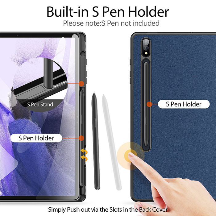 کیف کلاسوری دوکس دوکیس مدل DOMO مناسب برای تبلت سامسونگ Galaxy Tab S9 Plus
