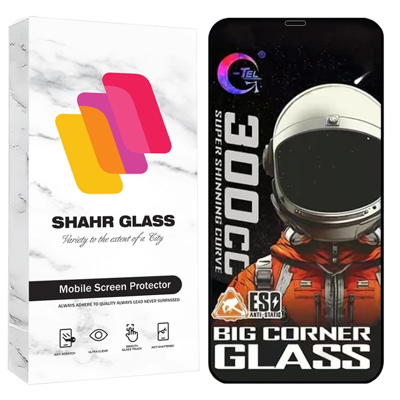 محافظ صفحه نمایش شهر گلس مدل BIGCS مناسب برای گوشی موبایل اپل iPhone 12 Pro Max