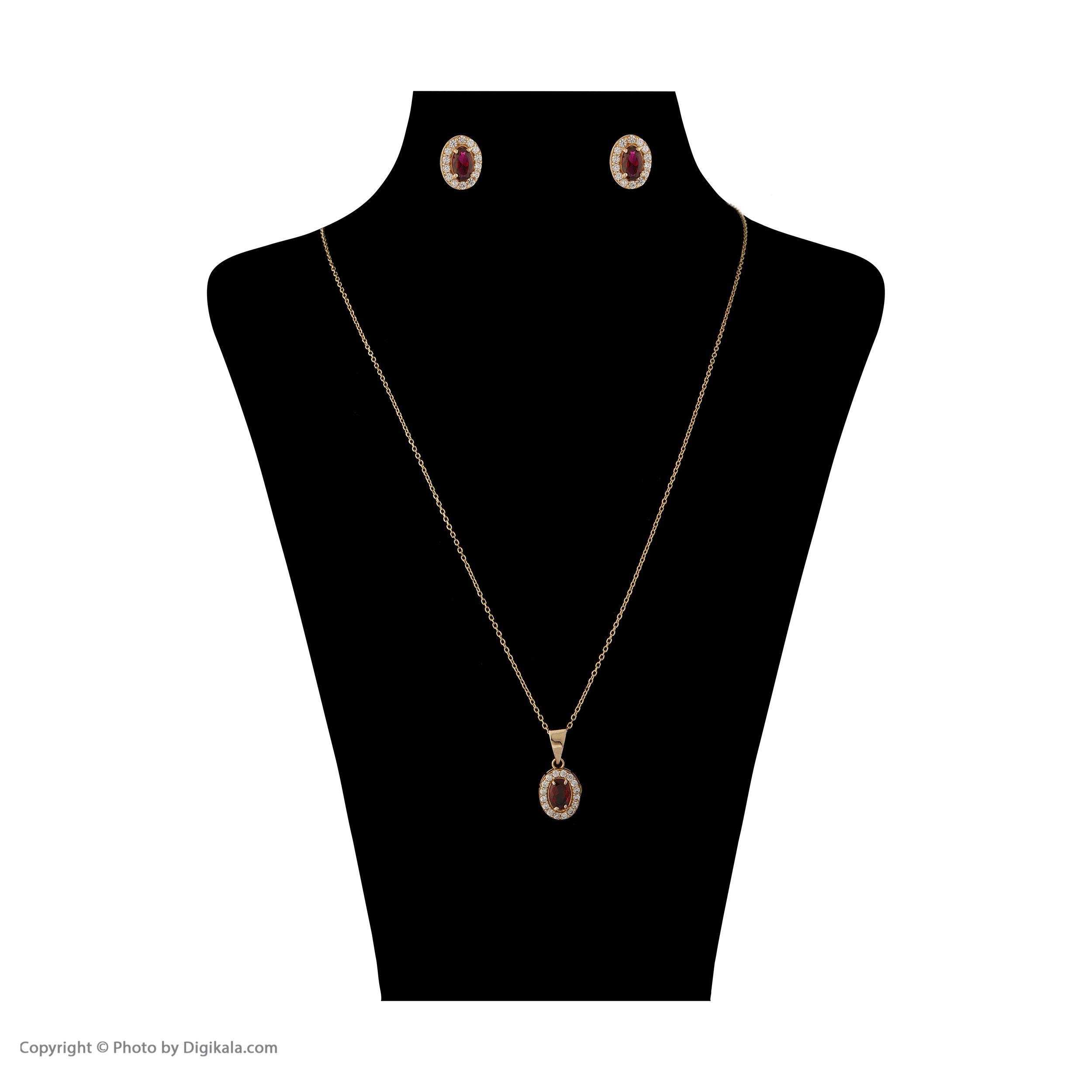 نیم ست طلا 18 عیار زنانه مایا ماهک مدل MS0609