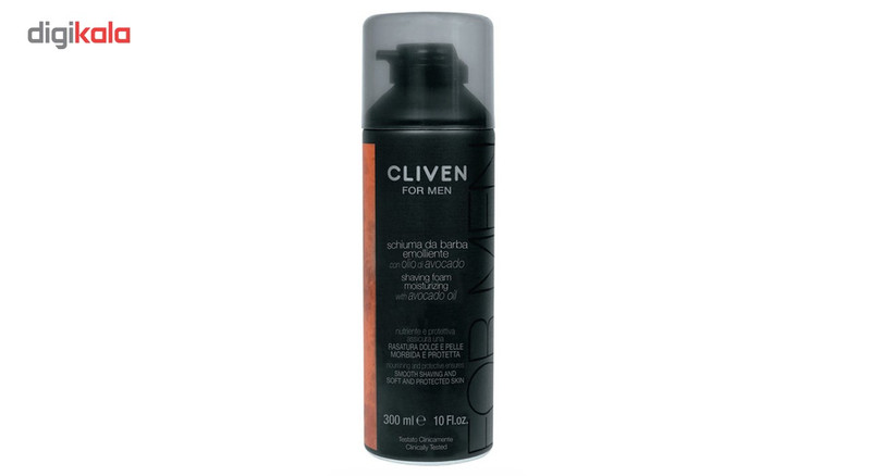 فوم اصلاح مردانه کلیون مدل Shaving Foam Moisturizing حجم 300 میلی لیتر