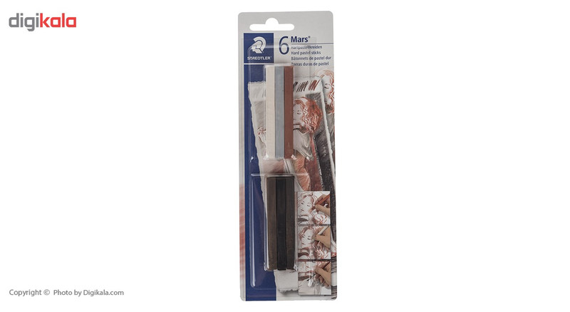 پاستل گچی استدلر مدل 2490SBK-1 بسته 6 عددی