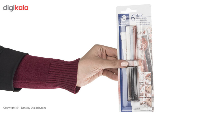 پاستل گچی استدلر مدل 2490SBK-1 بسته 6 عددی