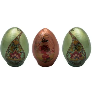 تخم مرغ تزیینی هفت سین آرت گالری مدل A3082 بسته 3 عددی
