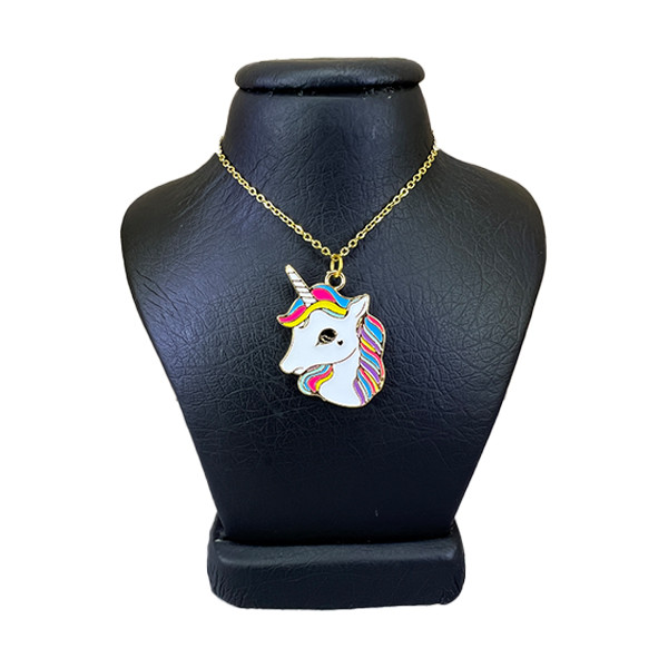 گردنبند دخترانه مدل یونیکورن کد 2589661 گردنبند دخترانه مدل یونیکورن کد 2589661
