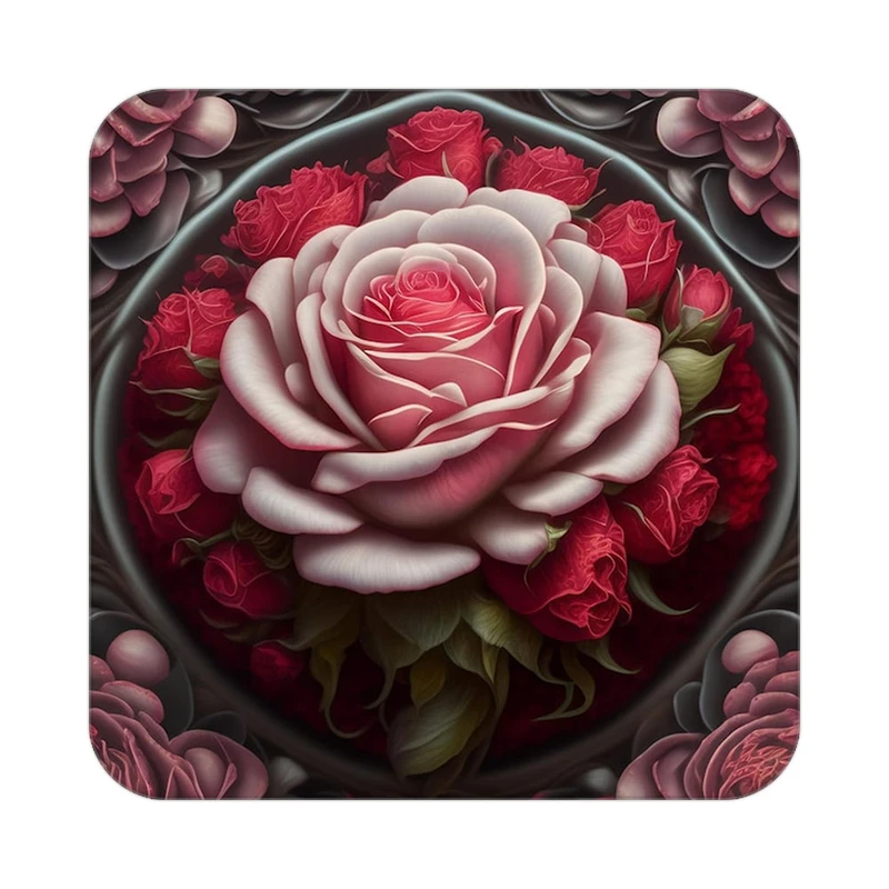 زیر لیوانی کاکتی طرح گل مدل mp18266