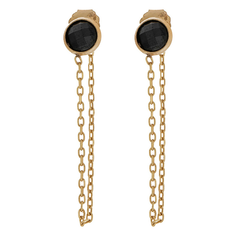 گوشواره طلا 18 عیار ماهک مدل ME0634