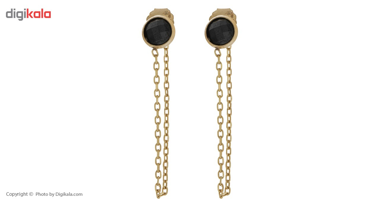 گوشواره طلا 18 عیار ماهک مدل ME0634