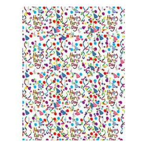 کاغذ کادو طرح تولد کد 125 بسته ی 5 عددی