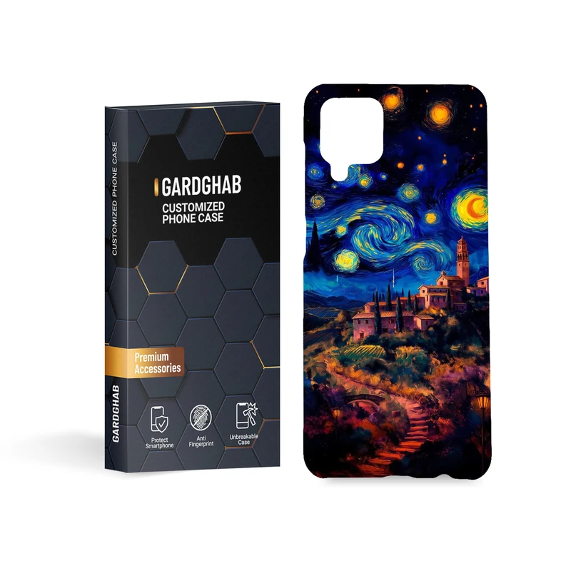 کاور گارد قاب مدل هنری مناسب برای گوشی موبایل سامسونگ Galaxy A12