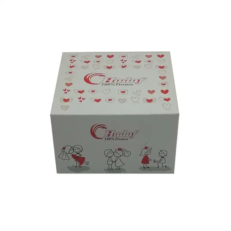 دستمال کاغذی 50 برگ هدف طرح LOVE