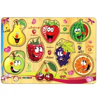 پازل چوبی 8 تکه آکو مدل Fruit