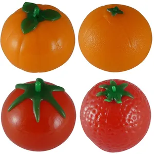 توپ بازی ضد استرس مدل Fruit بسته 4 عددی