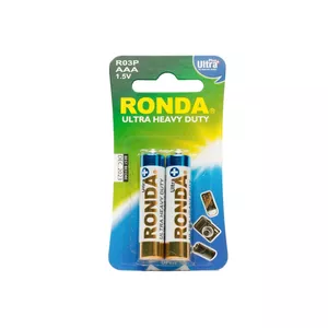باتری نیم قلمی روندا مدل ULTRA PLUS بسته دو عددی