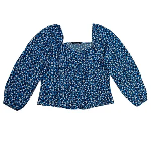 بلوز آستین بلند زنانه ال سی وایکیکی مدل آستین فانوسی