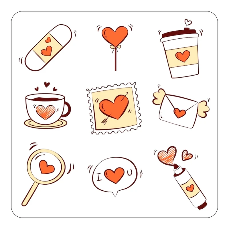 مگنت کاکتی طرح عاشقانه مدل mp37230