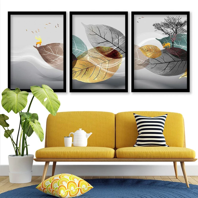 تابلو صبا مدل دکوراتیو کد 272 مجموعه 3 عددی