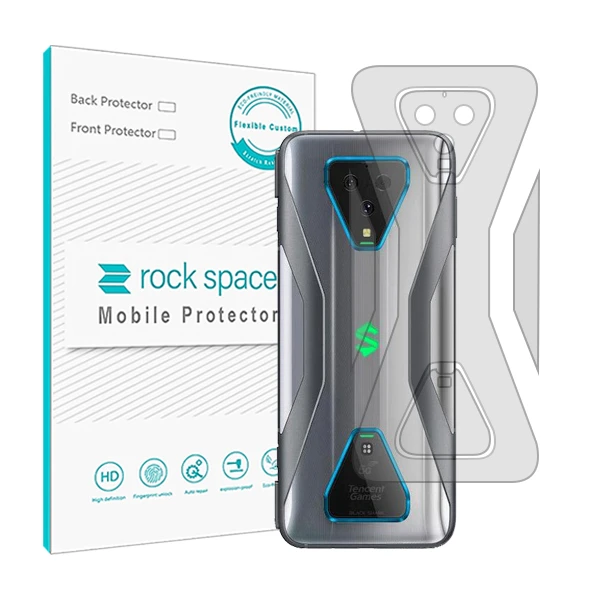 محافظ پشت گوشی شفاف راک اسپیس مدل HyGEL مناسب برای گوشی موبایل شیائومی Black Shark3 Pro