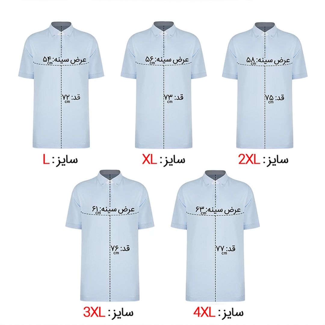 پولوشرت آستین کوتاه مردانه رانژ مدل دکمه دار کد RA10072024-1820 رنگ شیری -  - 6
