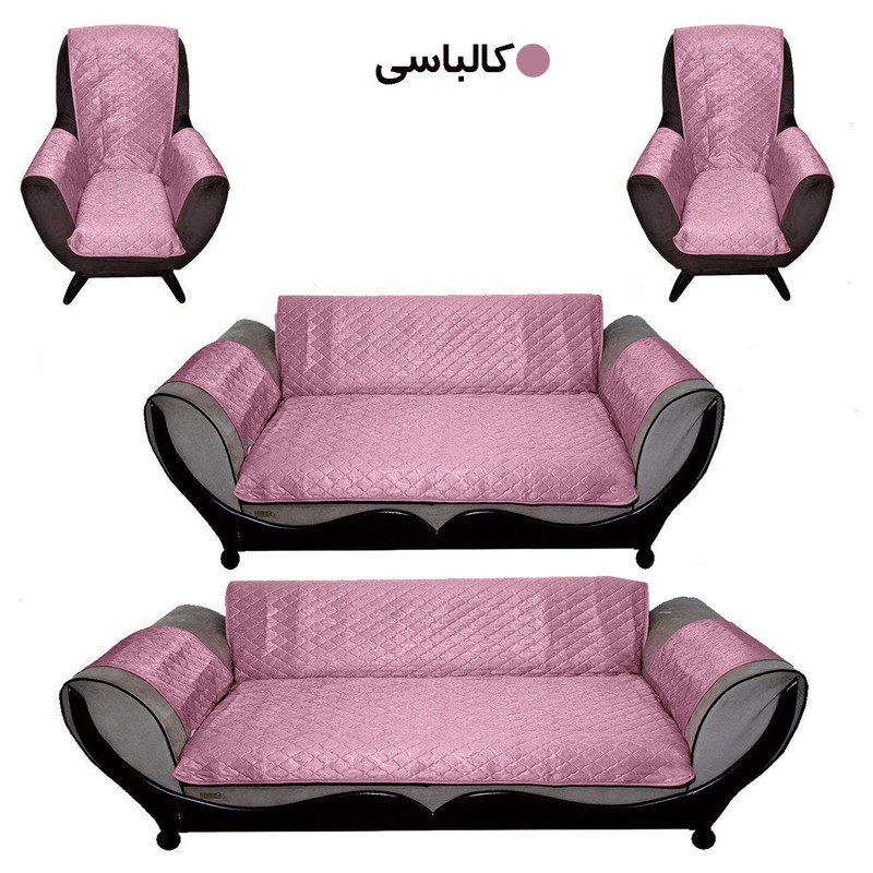کاور مبلمان 7 نفره سندس مدل گلوری کد F124
