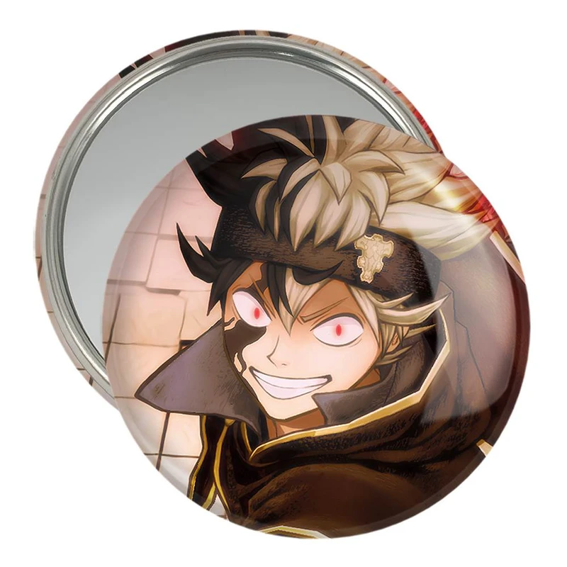 آینه جیبی خندالو مدل آستا انیمه بلک کلاور Black Clover  کد 11717