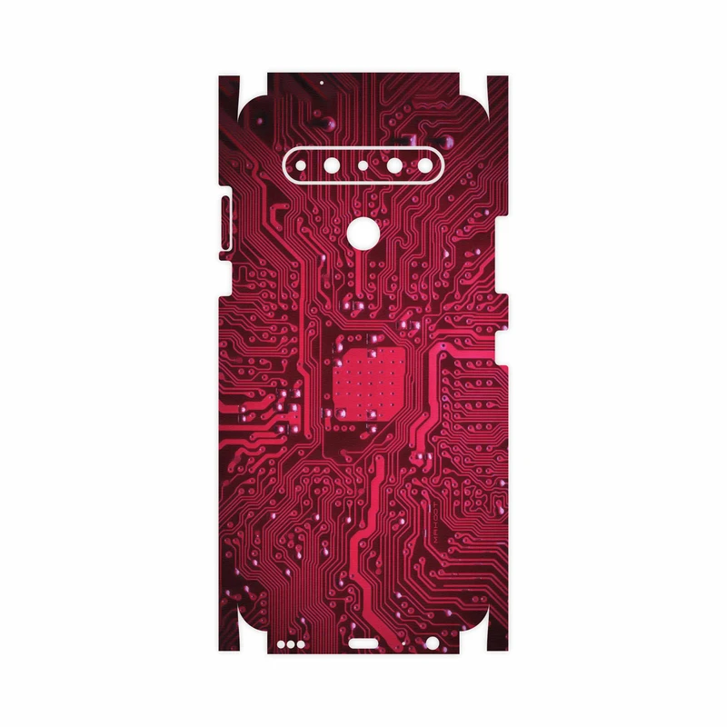 برچسب پوششی ماهوت مدل Red-Printed-Circuit-Board-FullSkin مناسب برای گوشی موبایل ال جی K61