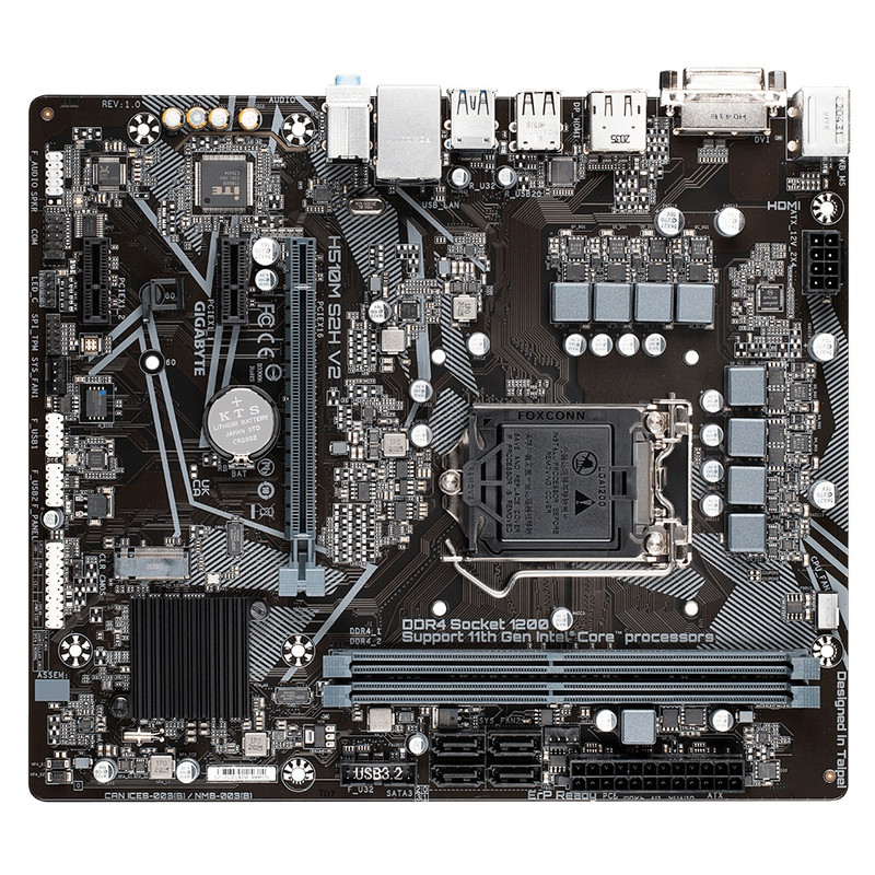 مادربرد گیگابایت مدل  H510M S2H V2 rev. 1.0