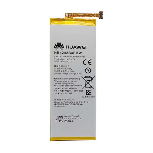 باتری موبایل هوآوی مدل HB4242B4EBW ظرفیت 3000 میلی آمپر ساعت مناسب برای گوشی موبایل آنر 6/4X