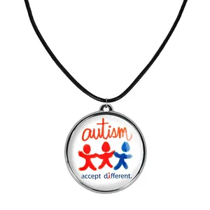 گردنبند خندالو مدل اتیسم Autism کد 2675926760