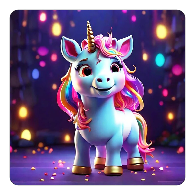 مگنت کاکتی طرح اسب تک شاخ و یونیکورن مدل mp30853