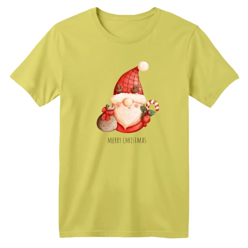 تی شرت آستین کوتاه بچگانه مدل بابانوئل کریسمس کد 47